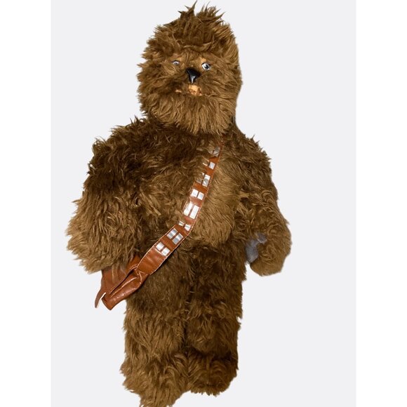 Chewbacca Plush Toy Disney Parks Authentic Original Star Wars Collectible 18 In - Picture 8 of 15